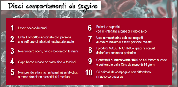 EMERGENZA EPIDEMIOLOGICA COVID-2019 - CORONAVIRUS